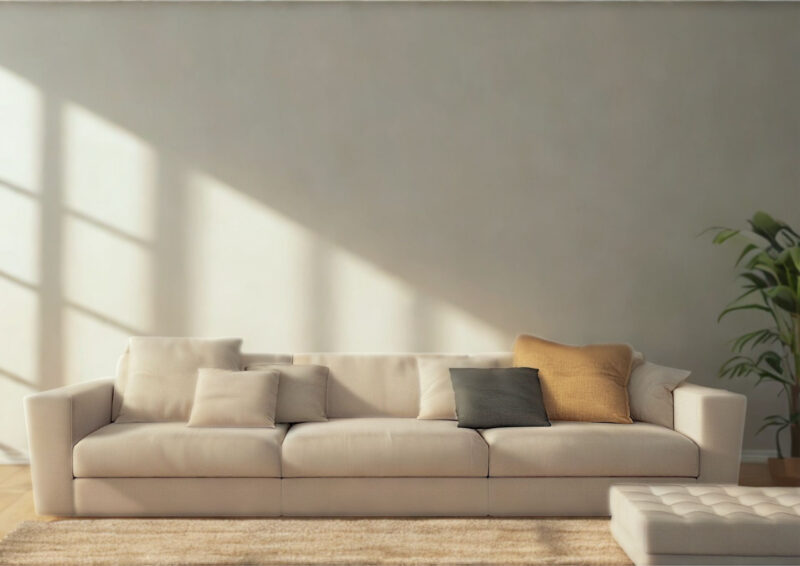 Duża modułowa sofa Cleo rozkładana do funkcji spania