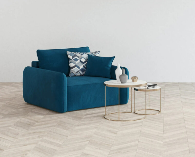 Duży industrialny fotel Vinci