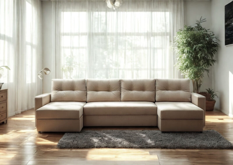 Duży narożnik w kształcie litery U BORA U