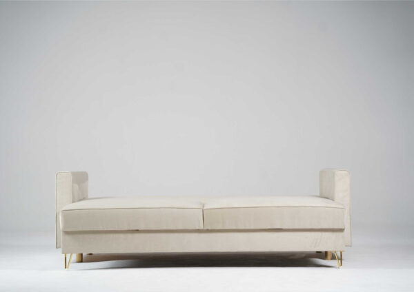 Elegancka sofa na złotych nogach DES - obrazek 3