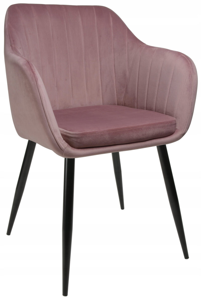 Elegancki welurowy fotel do jadalni KIPP X