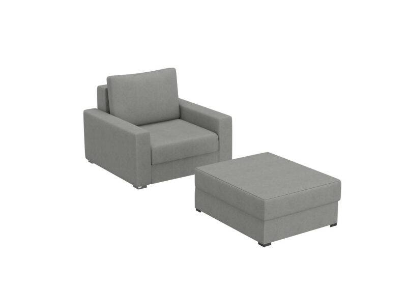 Fotel z funkcją spania ARLO PUFA salon