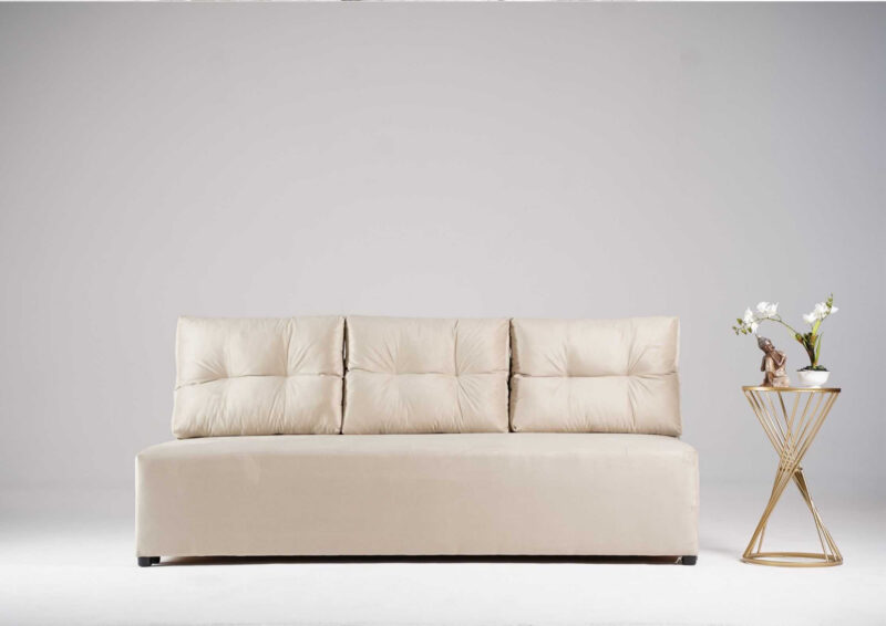 Kanapa rozkładana z pikowanymi poduszkami PONO sofa z funkcją spania