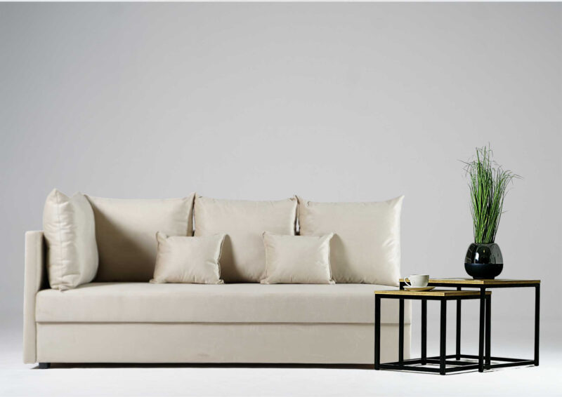 Klasyczna lewa kanapa rozkładana MOBO