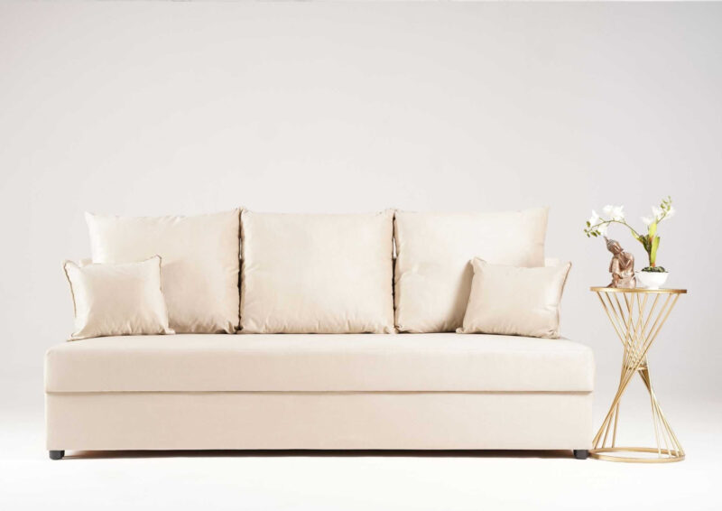 Klasyczna prosta sofa rozkładana Paco