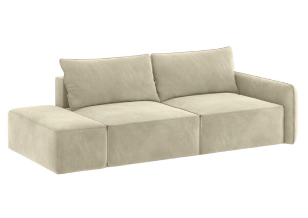 Lewa sofa modułowa z pufą rozkładana Vinci 2 - obrazek 5