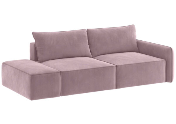 Lewa sofa modułowa z pufą rozkładana Vinci 2 - obrazek 6