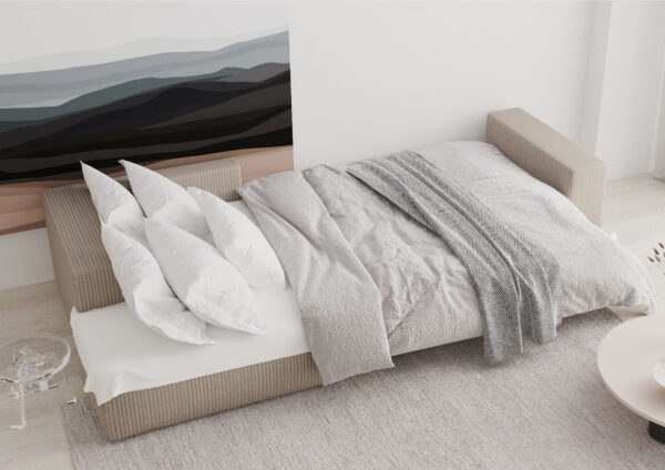 Lewy narożnik w stylu loft rozkładany ZEN - obrazek 3