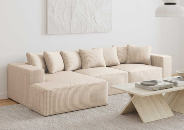 Lewy narożnik w stylu loft rozkładany ZEN - obrazek 5