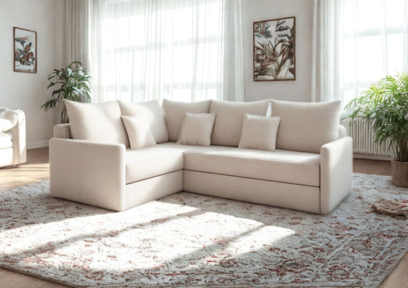 Lewy narożnik z funkcją spania ARKADIA L rogówka rozkładana