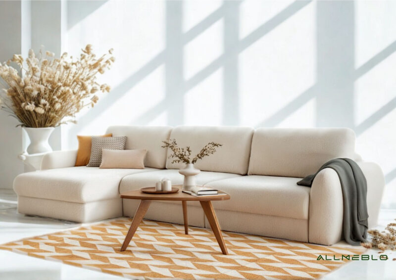 Lewy narożnik z funkcją spania Palla- konfiguracja