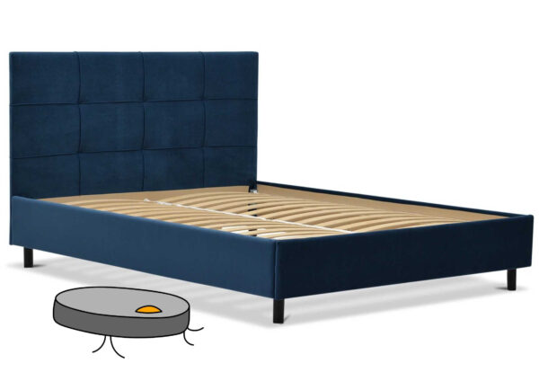 Łóżko tapicerowane BELMONDO 180x200 w stylu skandynawskim - obrazek 3
