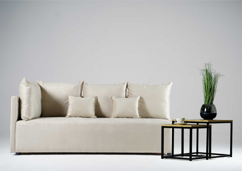 Mała lewa kanapa rozkładana MINO