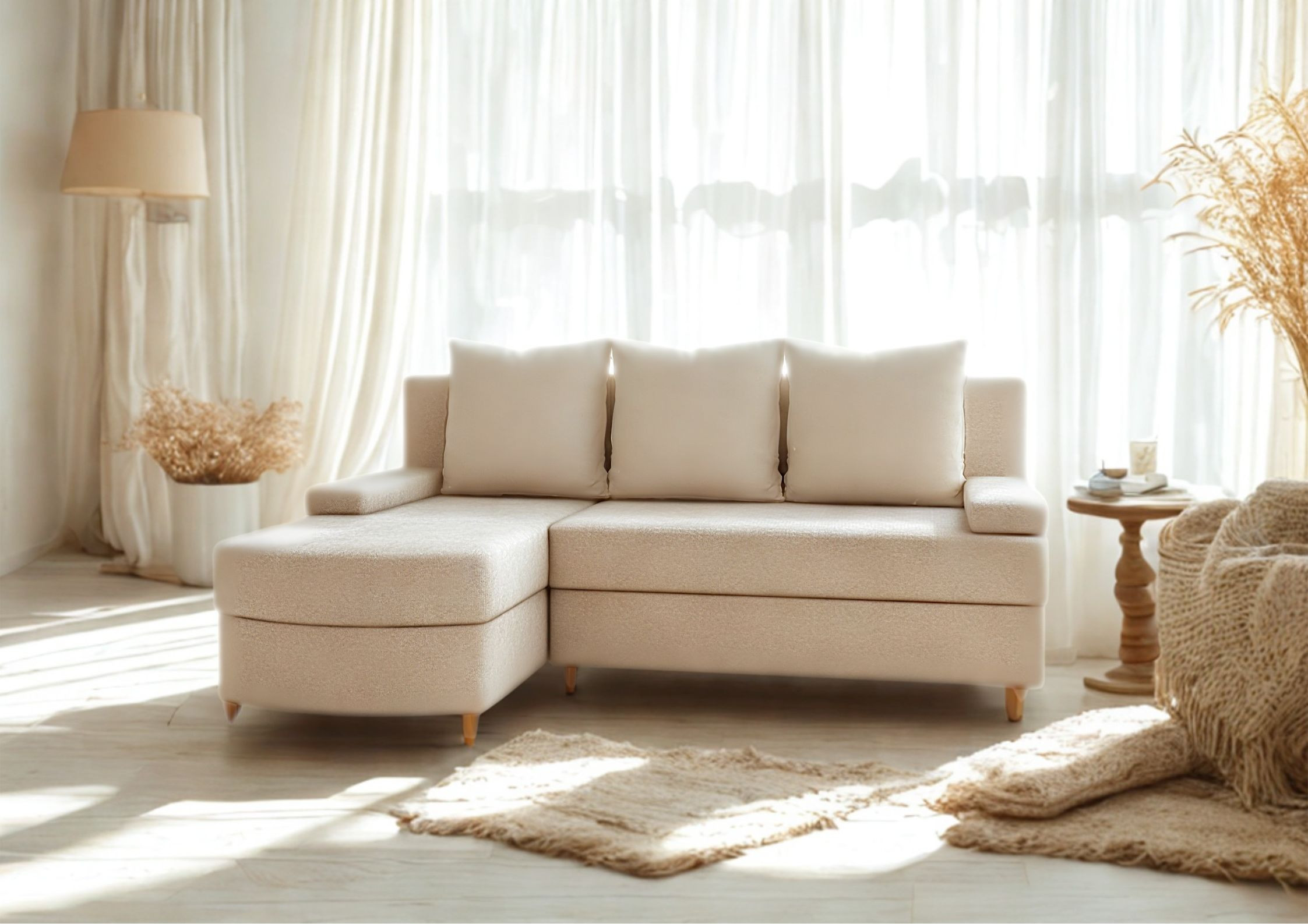 Mała rogówka na metalowych nogach rozkładana HELIOS