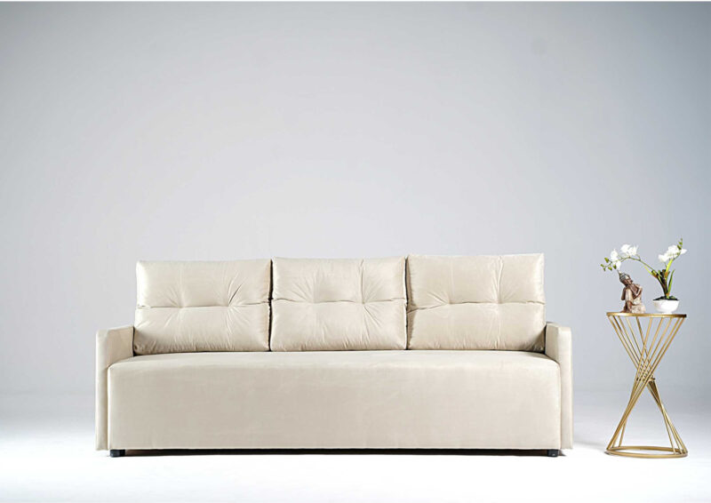 Mała rozkładana kanapa z podłokietnikami VERO