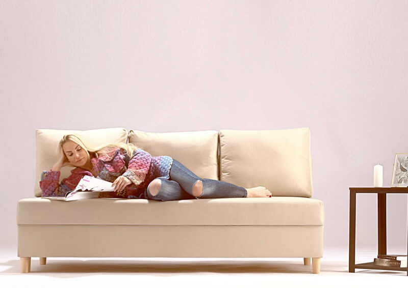 Mała skandynawska kanapa rozkładana ONYX