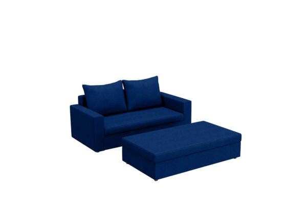 Mała SOFA ARLO 2 ST z Funkcją Spania pufa zestaw - obrazek 6
