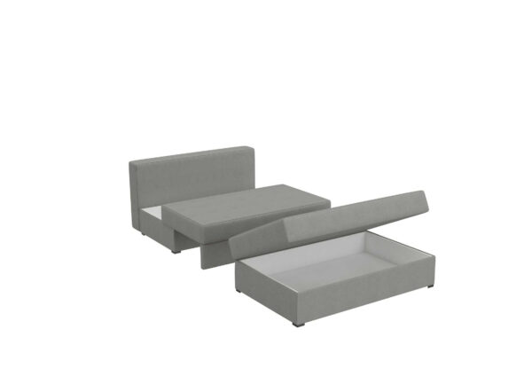 Mała SOFA PACO 2 ST z Funkcją Spania pufa zestaw - obrazek 3