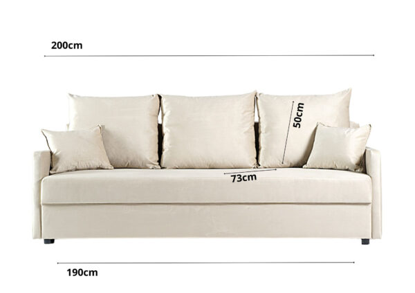 Mała sofa rozkładana do salonu ARKADIA - obrazek 4