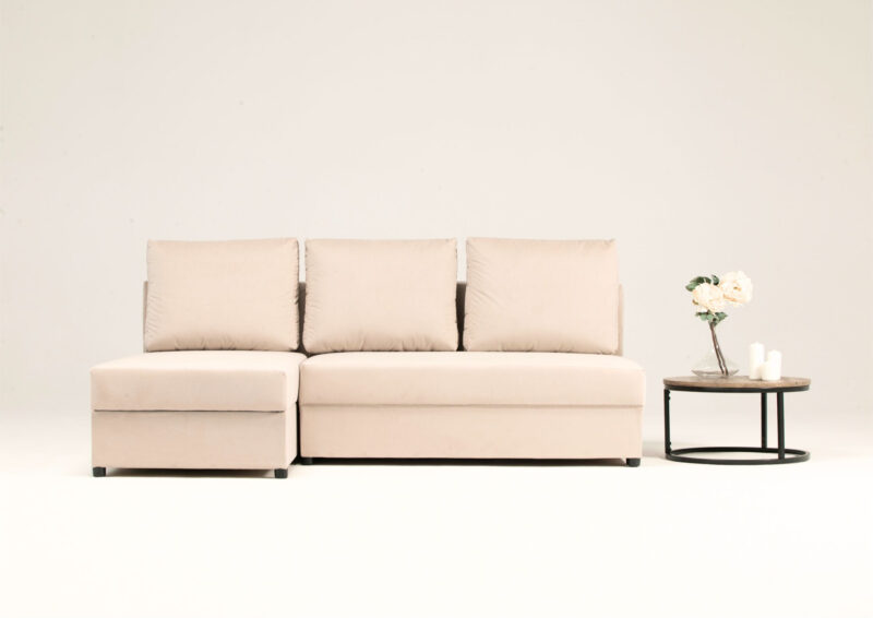 Mały narożnik młodzieżowy z funkcją spania PACO do pokoju dziecięcego