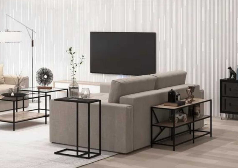 Mały narożnik pikowany modułowy Vena small Lewy