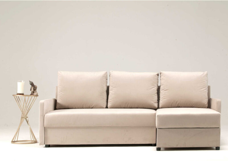 Mały rozkładany narożnik ARKADIA mała rogówka z funkcją spania