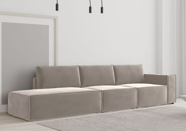Modułowa sofa Goia z szwem zewnętrznym PRAWA - obrazek 4