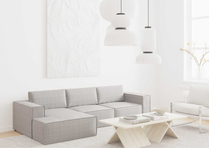 Narożnik modułowy z funkcją spania NAKANO LEWY