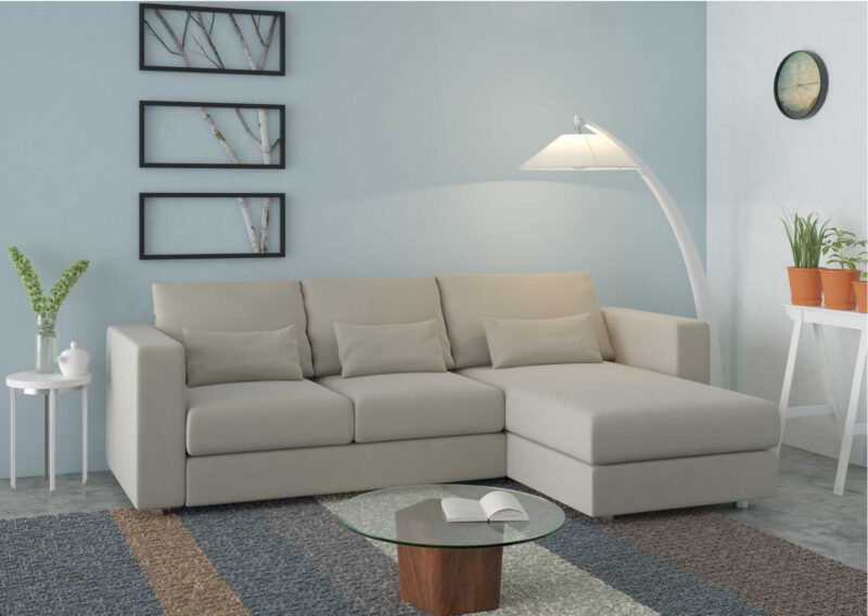 Nowoczesny narożnik z funkcją spania Reality