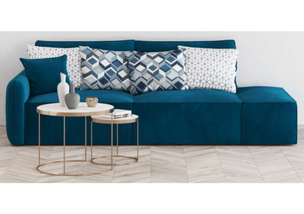 Prawa sofa Vinci 2 z funkcją spania Szew angielski
