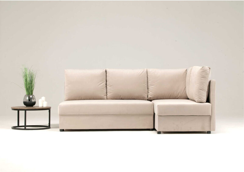 Prawy klasyczny narożnik z funkcją spania MOBO rozkładany narożnik