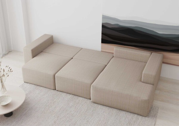 Prawy narożnik w stylu loft rozkładany ZEN - obrazek 4