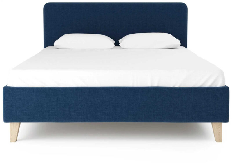 Proste skandynawskie łóżko tapicerowane Molto 160x200