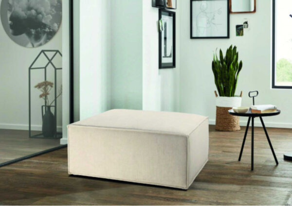 Pufa Grande w stylu industrialnym 80x50cm - obrazek 2