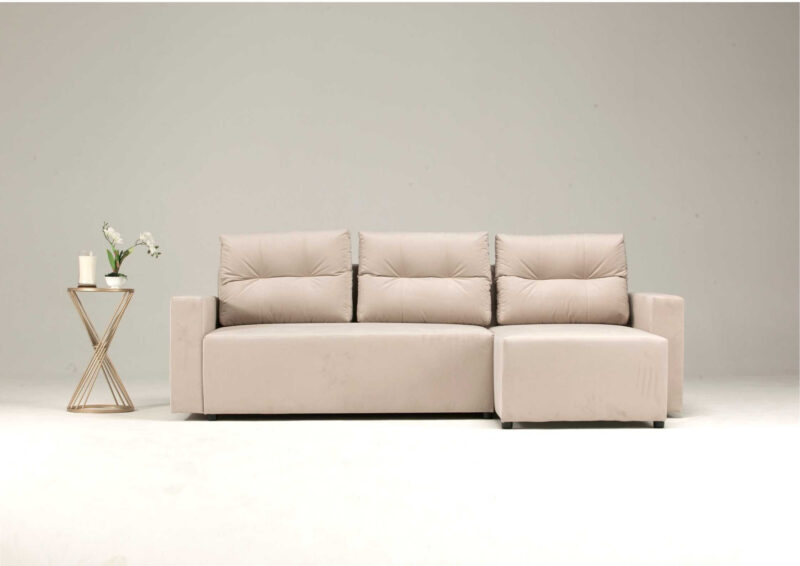 Rogówka rozkładana z pikowanymi poduszkami BONO