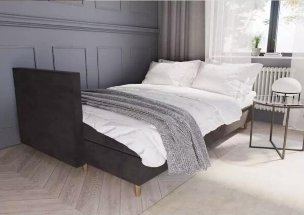 Zestaw sofa plus fotel PREGO pikowana skandynawska kanapa - obrazek 3